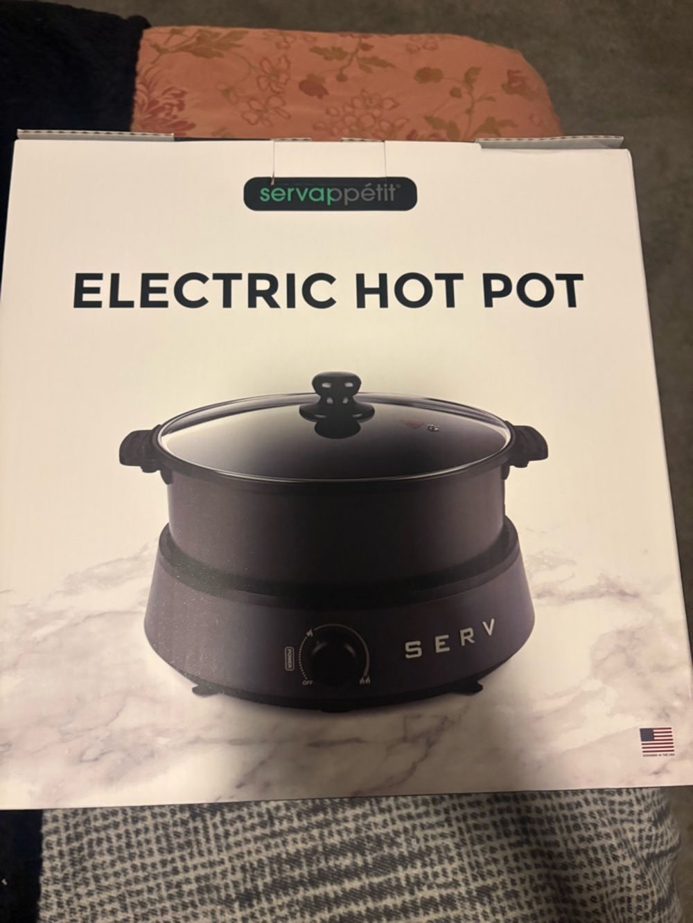 Servappetit Electric Hot Pot in Black